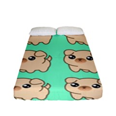 Puppy Pattern Dog Pet Fitted Sheet (full/ Double Size)