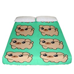 Puppy Pattern Dog Pet Fitted Sheet (california King Size)