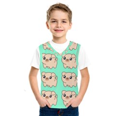 Puppy Pattern Dog Pet Kids  Basketball Tank Top