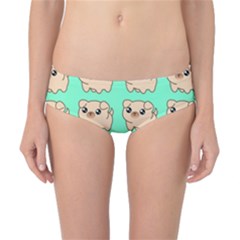 Puppy Pattern Dog Pet Classic Bikini Bottoms by Jancukart