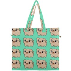 Puppy Pattern Dog Pet Canvas Travel Bag