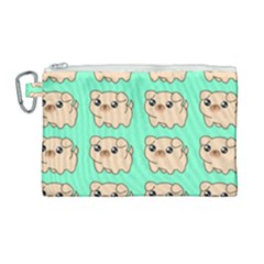 Puppy Pattern Dog Pet Canvas Cosmetic Bag (large)