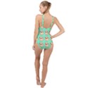 Puppy Pattern Dog Pet High Neck One Piece Swimsuit View2