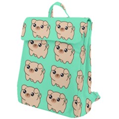 Puppy Pattern Dog Pet Flap Top Backpack