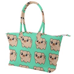 Puppy Pattern Dog Pet Canvas Shoulder Bag