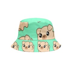 Puppy Pattern Dog Pet Inside Out Bucket Hat (kids) by Jancukart