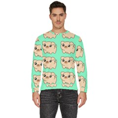 Puppy Pattern Dog Pet Men s Fleece Sweatshirt by Jancukart