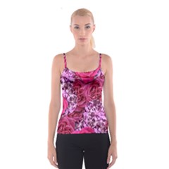 Roses Pink Tourmaline Seamless Spaghetti Strap Top