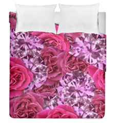 Roses Pink Tourmaline Seamless Duvet Cover Double Side (queen Size)