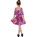 Roses Pink Tourmaline Seamless Kids  Shoulder Cutout Chiffon Dress View2