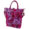 Roses Pink Tourmaline Seamless Buckle Top Tote Bag View1