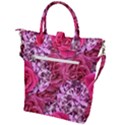 Roses Pink Tourmaline Seamless Buckle Top Tote Bag View2