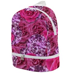 Roses Pink Tourmaline Seamless Zip Bottom Backpack