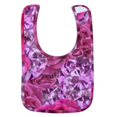 Roses Pink Tourmaline Seamless Baby Bib