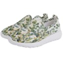 Gold And Green Eucalyptus Leaves Kids  Slip On Sneakers View2