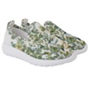 Gold And Green Eucalyptus Leaves Kids  Slip On Sneakers View3