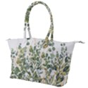 Gold And Green Eucalyptus Leaves Canvas Shoulder Bag View1