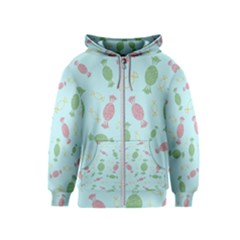 Toffees Candy Sweet Dessert Kids  Zipper Hoodie