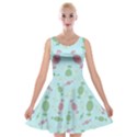 Toffees Candy Sweet Dessert Velvet Skater Dress View1