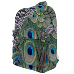 Peacock Bird Feather Colourful Classic Backpack