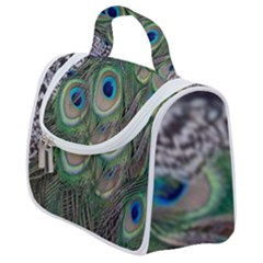 Peacock Bird Feather Colourful Satchel Handbag