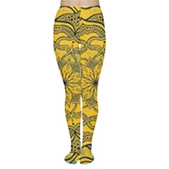 Mandala Vintage Painting Flower Tights