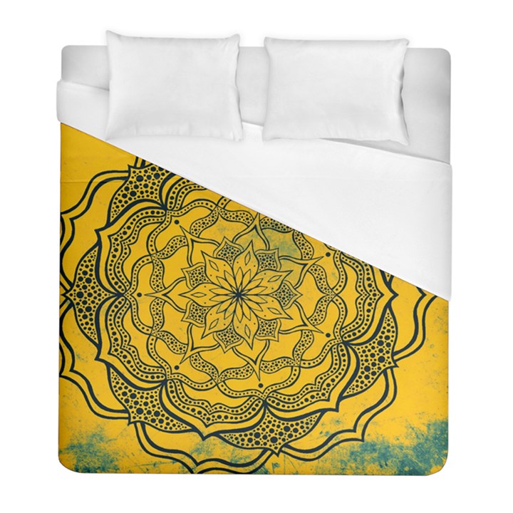 Mandala Vintage Painting Flower Duvet Cover (Full/ Double Size)