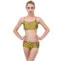 Mandala Vintage Painting Flower Layered Top Bikini Set View1