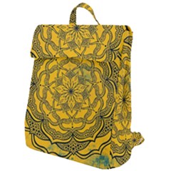 Mandala Vintage Painting Flower Flap Top Backpack