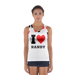 I Love Randy Sport Tank Top  by ilovewhateva