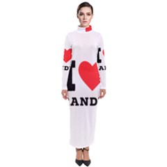 I Love Randy Turtleneck Maxi Dress by ilovewhateva