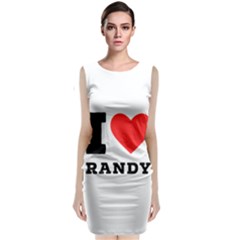 I Love Randy Classic Sleeveless Midi Dress by ilovewhateva