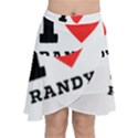 I love randy Chiffon Wrap Front Skirt View1