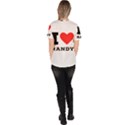 I love randy Women s V-Neck Scrub Top View4