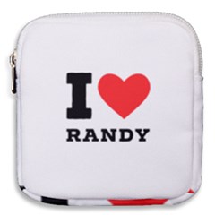 I Love Randy Mini Square Pouch by ilovewhateva