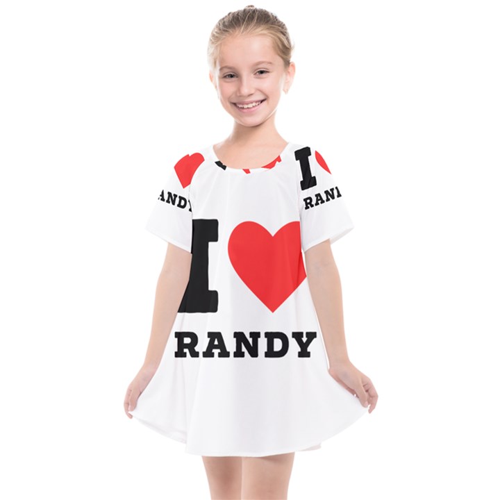 I love randy Kids  Smock Dress