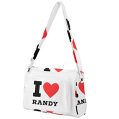 I Love Randy Front Pocket Crossbody Bag by ilovewhateva