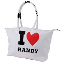 I Love Randy Canvas Shoulder Bag by ilovewhateva