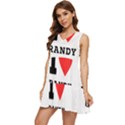 I love randy Tiered Sleeveless Mini Dress View3