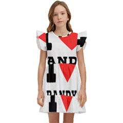 I Love Randy Kids  Winged Sleeve Dress by ilovewhateva