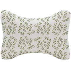 Leaves Wallpaper Leaf Nature Background Seat Head Rest Cushion