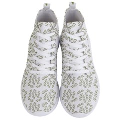 Leaves Wallpaper Leaf Nature Background Men s Lightweight High Top Sneakers