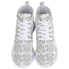 Leaves Wallpaper Leaf Nature Background Women s Lightweight High Top Sneakers