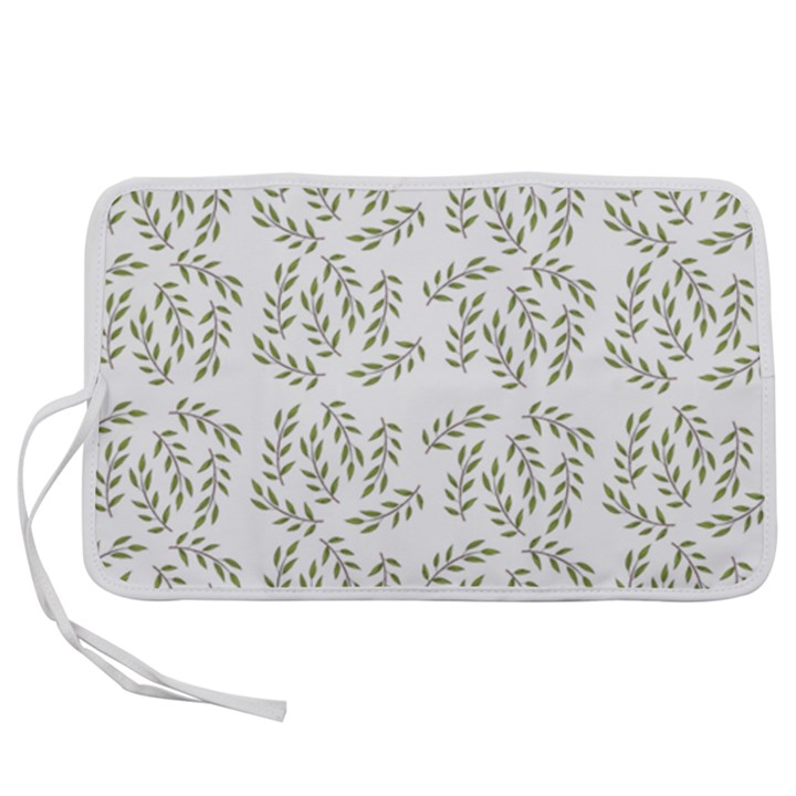 Leaves Wallpaper Leaf Nature Background Pen Storage Case (S)