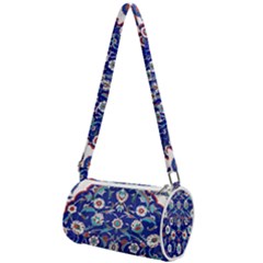 Art Pattern Design Blue Old Style Mini Cylinder Bag