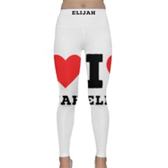 I Love Elijah Classic Yoga Leggings by ilovewhateva