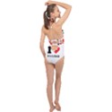 I love elijah Halter Front Plunge Swimsuit View2