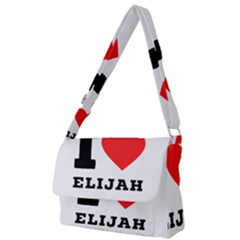 I Love Elijah Full Print Messenger Bag (s) by ilovewhateva