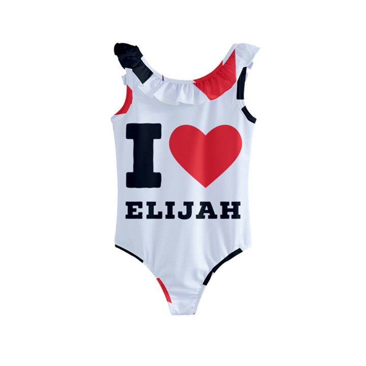 I love elijah Kids  Frill Swimsuit