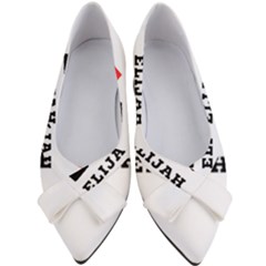 I Love Elijah Women s Bow Heels by ilovewhateva